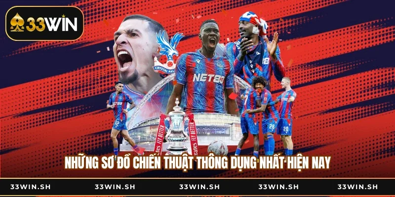 Những sơ đồ chiến thuật thông dụng nhất hiện nay