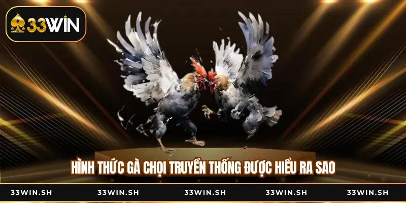 Hình thức gà chọi truyền thống được hiểu ra sao