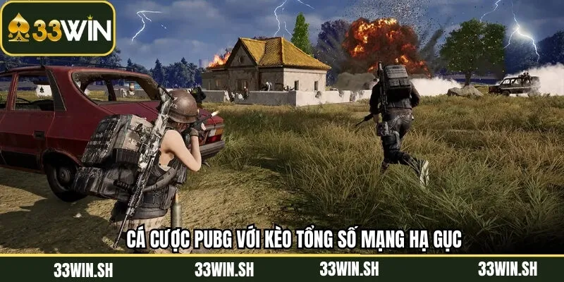 Cá cược PUBG với kèo tổng số mạng hạ gục