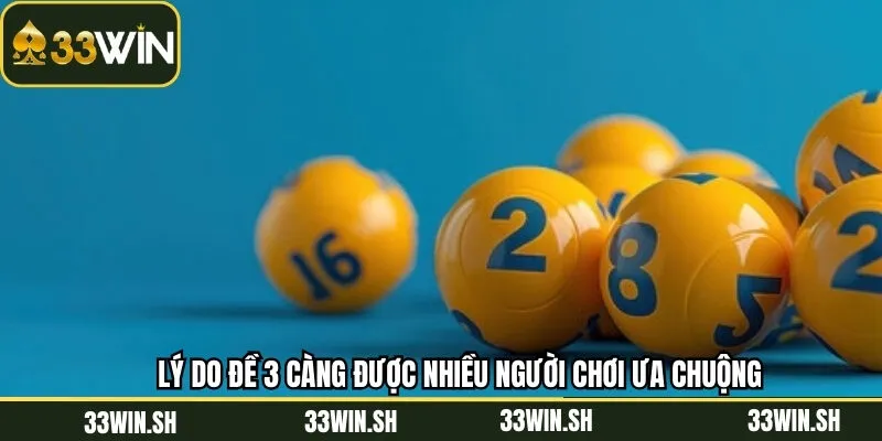 Ưu điểm khi đánh 3 càng trong XSMB